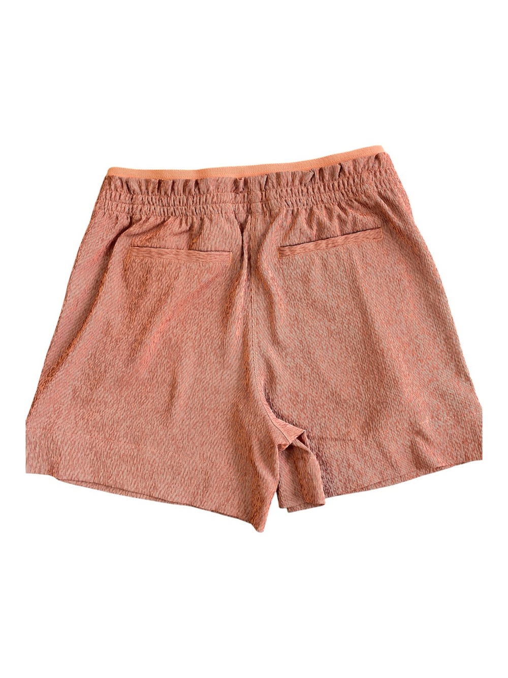 NWOT Athleta Echo Textured Lined Running Shorts Rust Orange Size 6 - Picture 5 of 7